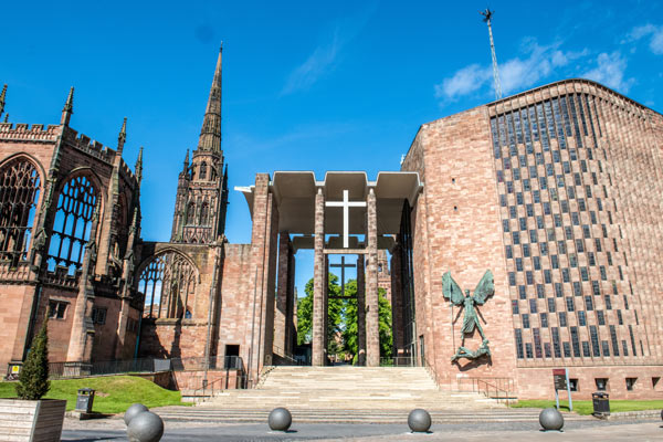 Coventry Cathedral - location for 8.2 abseiling events